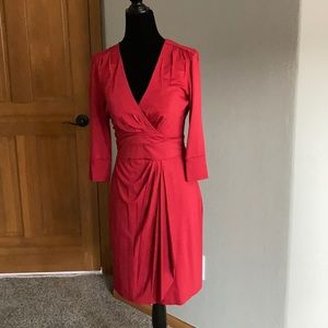 NWOT Trina Turk Knit Faux-Wrap Dress
